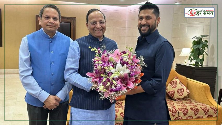  रवि लामिछानेलाई भाजपाका राष्ट्रिय महासचिव अरुण सिंहले गरे स्वागत