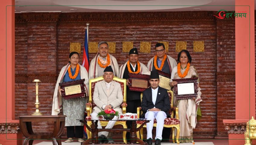 समाचार लेखेकै आधारमा पत्रकार असुरक्षित हुनुपर्ने अवस्थाको अन्त्य हुनुपर्छ : राष्ट्रपति