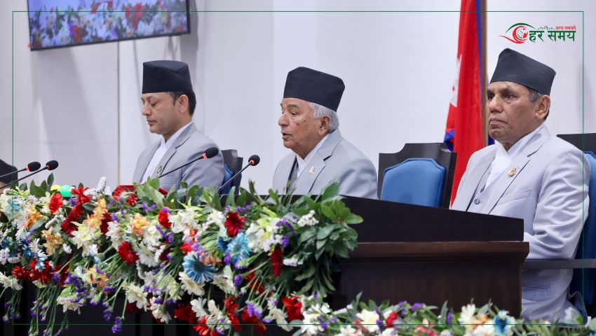 जनताको आकांक्षा पूरा गर्न जनकल्याणकारी कानुन निर्माण गर्न आवश्यक छ : राष्ट्रपति पौडेल