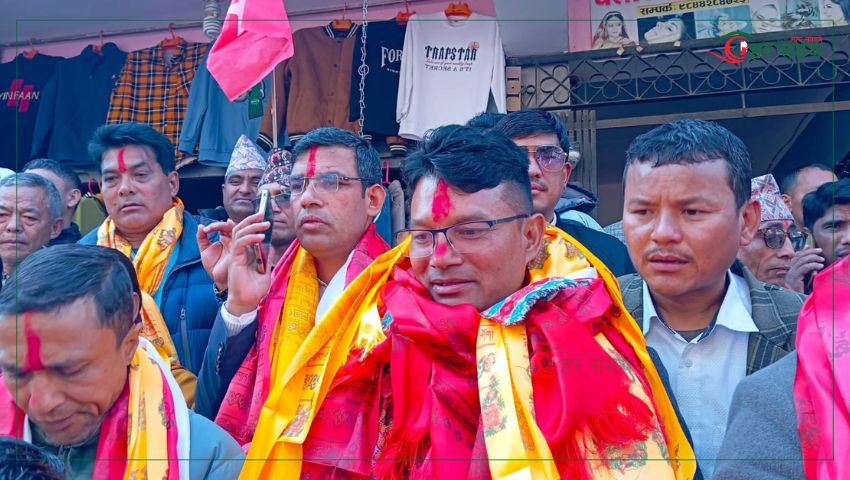 रामेछापमा उम्मेद्वार मनोनयन दर्तामा देखियो उत्साह