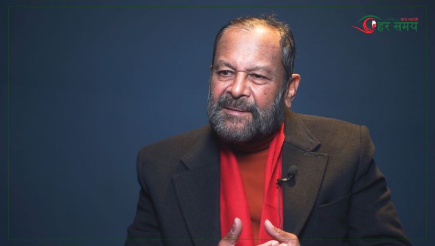 चर्चाभन्दा कर्ममा विश्वास गर्ने कलाकार : आरपी पन्त [भिडियोसहित]