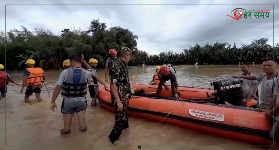 विपद्‍मा सेना : बाढी पहिरोमा फसेकाहरुको उद्धारमा सक्रियता