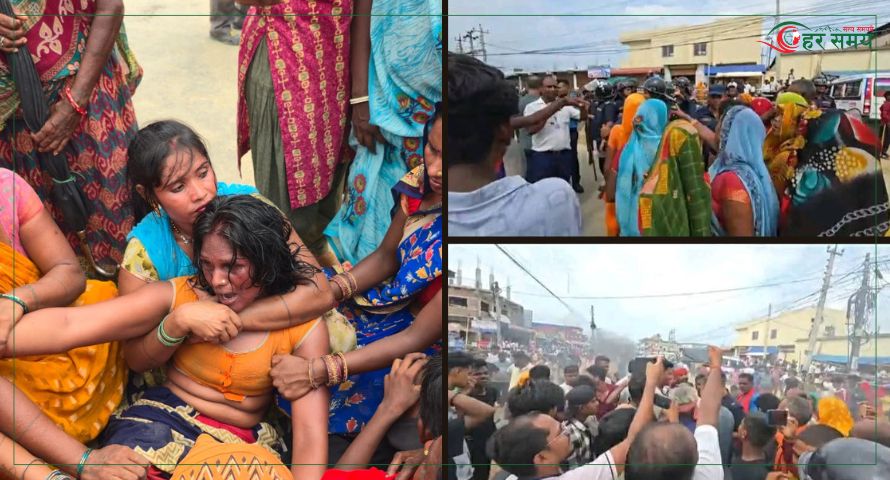 प्रादेशिक अस्पताल सिरहामा बालकको मृत्युपछि तनाव, अस्पताल अगाडि प्रदर्शन (भिडियोसहित)