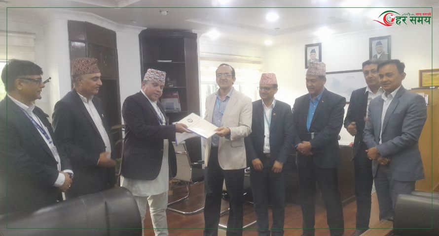 ऊर्जा सचिव र एचआईडीसीएल सीईओबीच कार्यसम्पादन करार, जलविद्युत लगानीमा गति थप्ने लक्ष्य
