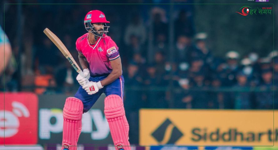 दोस्रो सिजनको एनपीएलमा आशिफको पहिलो अर्धशतक