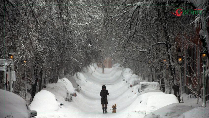 अमेरिकामा भारी हिमपातः १४ हजारभन्दा बढी उडान रद्द