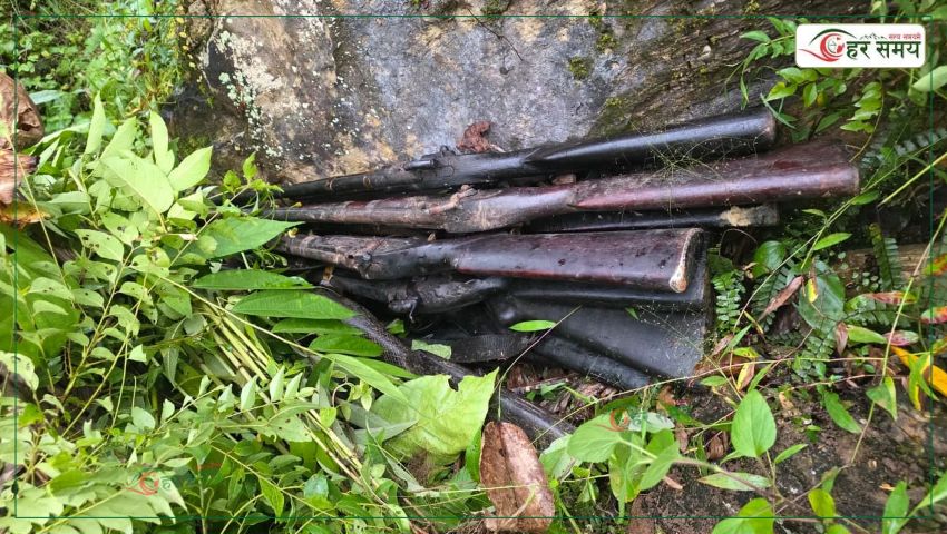 १८ नाल भरुवा बन्दुक बरामद