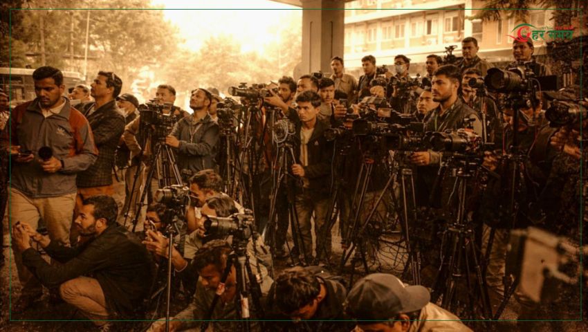 शीतल निवासको शपथग्रहणः सुरक्षा, भीडभाड र पत्रकारको ‘धक्का–मुक्की महोत्सव’