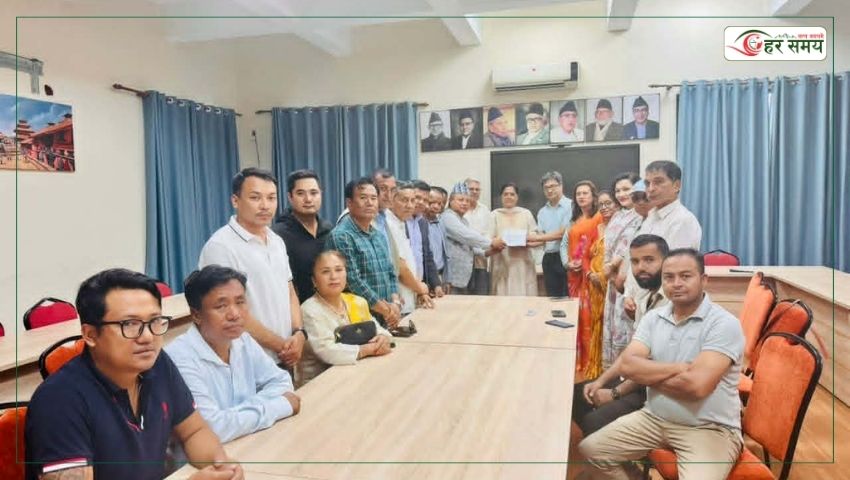 बाढी प्रभावितका लागि सिन्धुपाल्चोक कांग्रेसद्वारा ६ लाख ९१ हजार सहयोग