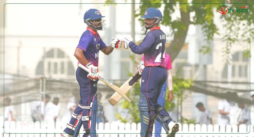 नेपालले यूएईलाई दियो २४० रनको लक्ष्य