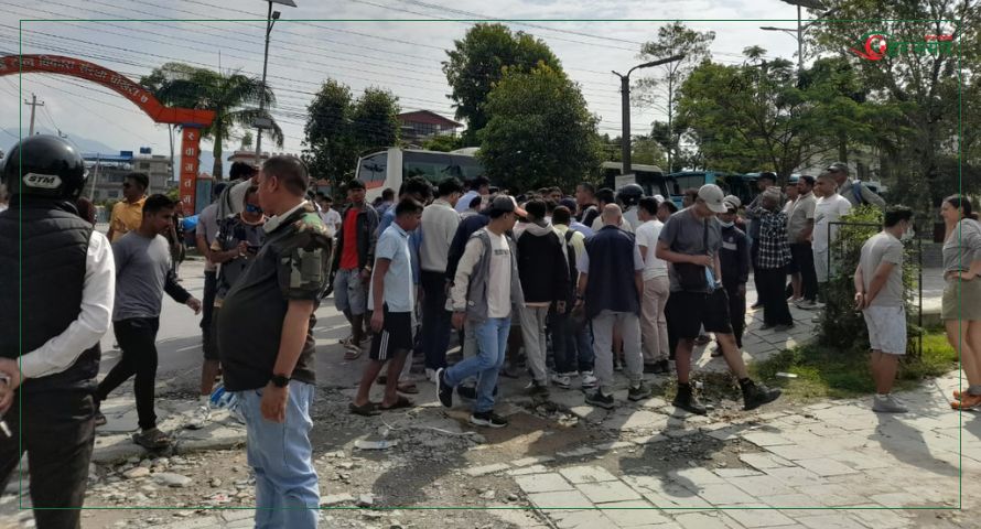 पोखरामा आज पनि ‘राइड सेयरिङ’ लाई मान्यता दिएको भन्दै विरोध (भिडियोसहित)