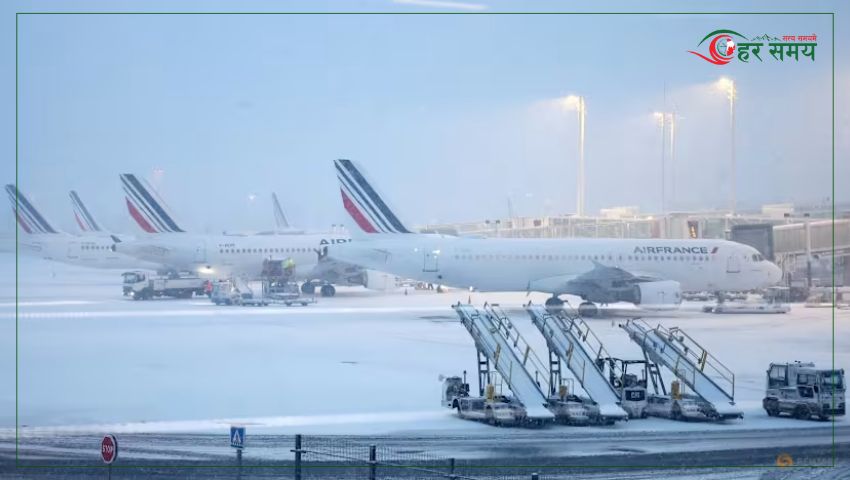 पेरिसमा १४० उडान रद्द