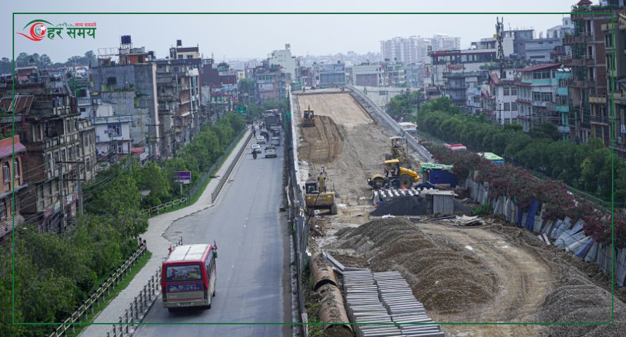 ग्वार्को ओभरपासको कामले गति लियो, जेठमै सक्ने दाबी