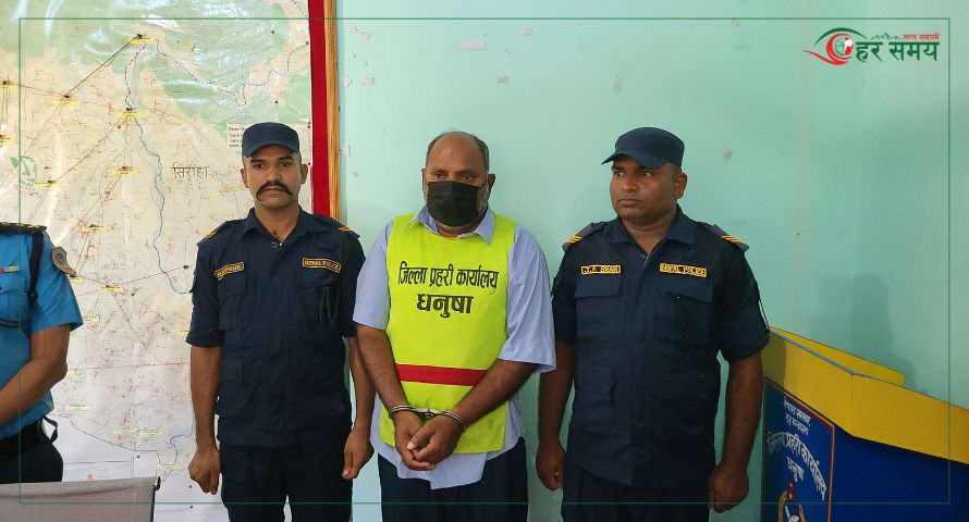 आफ्नै ससुराको हत्या अभियोगमा  ज्वाँई पक्राउ