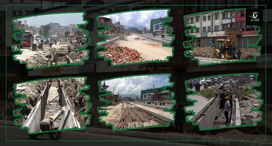 चक्रपथको कलंकी–चाबहिल सडक खण्ड विस्तारमा ढिलाइ :  यात्रु, व्यवसायी र सवारी चालकहरूलाई सास्ती (भिडियोसहित)