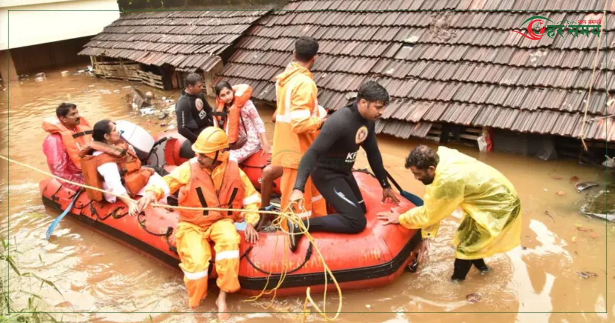 केरलमा भीषण वर्षा र पहिरो : कम्तीमा ८ जनाको मृत्यु, ६ बेपत्ता
