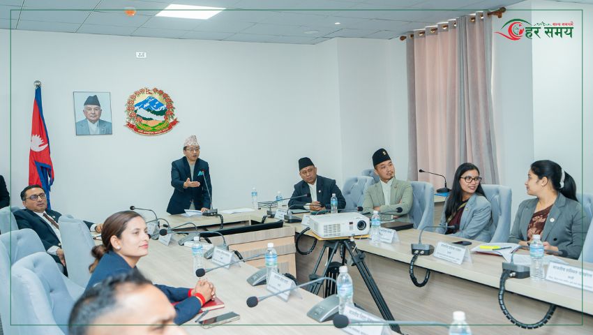  ‘परराष्ट्र मामिला तथा कूटनीतिक आचारसंहिता’ विषयमा मन्त्रीहरूलाई अभिमुखीकरण