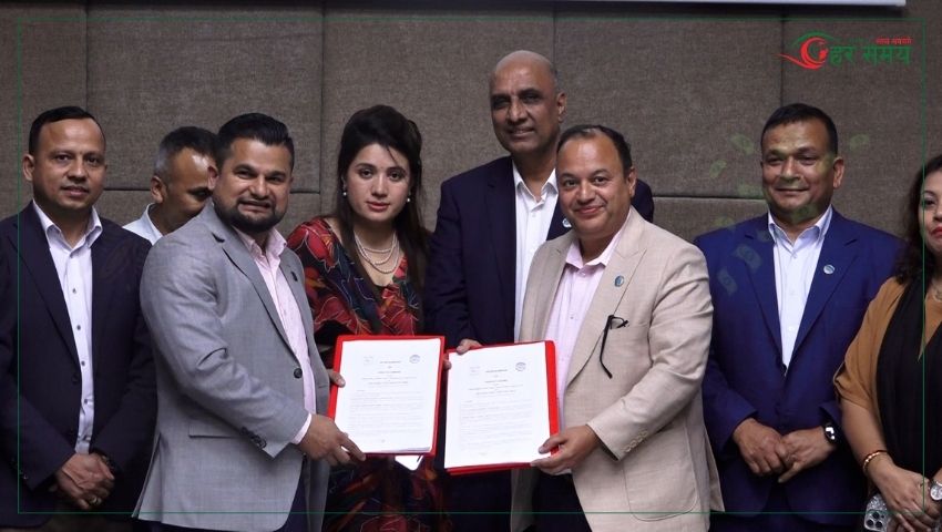 विदेश जाने विद्यार्थीलाई स्वदेशदेखि विदेशसम्म सहयोग गर्न इक्यान र एनआरएनएबीच सम्झौता