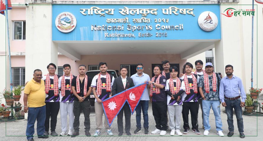 पब्जी मोबाईल ई स्पोट्रस वर्ल्डकप खेल्ने नेपाली टोली बिदाई