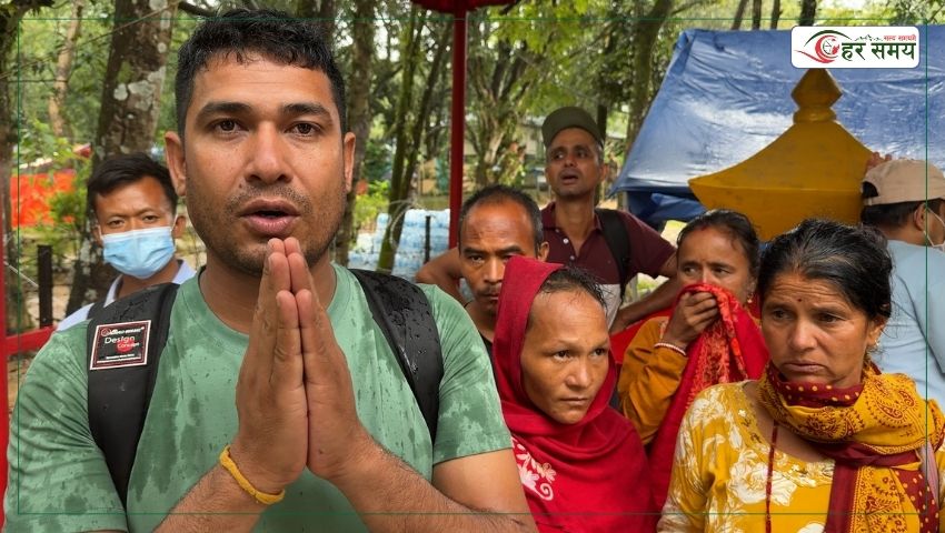 सैनिक ब्यारेकबाट बाढीपीडितले भने  : होटलमा महंगी छ, चाउचाउ–विस्कुट मिलाइदिनुहोस्