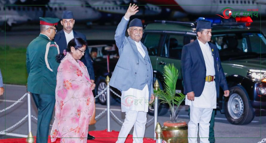 प्रधानमन्त्री ओली तुर्केमेनिस्तान प्रस्थान
