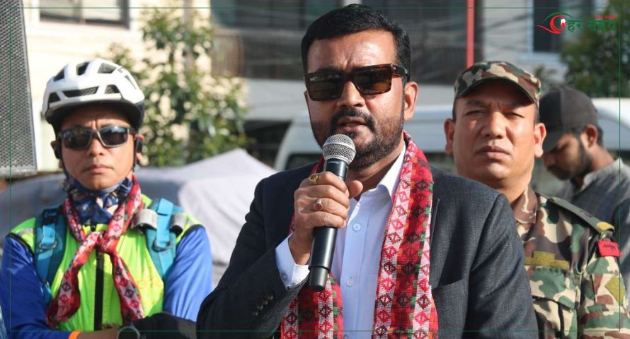 साइकल यात्राले स्वास्थ्य र सफाइको सन्देश दिन्छ : मन्त्री यादव