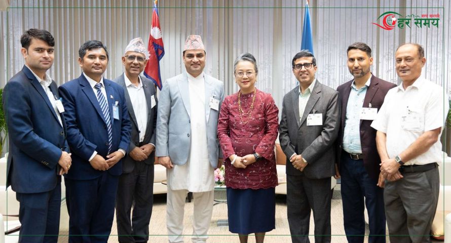 नेपालको डिजिटल स्वास्थ्यका क्षेत्रमा भइरहेका प्रयासबारे मन्त्री पौडेलले गराए विश्व समुदायलाई जानकारी
