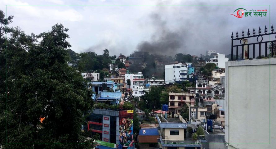 कांग्रेस प्रवक्ता डा.महतको निजी निवासमा आगजनी