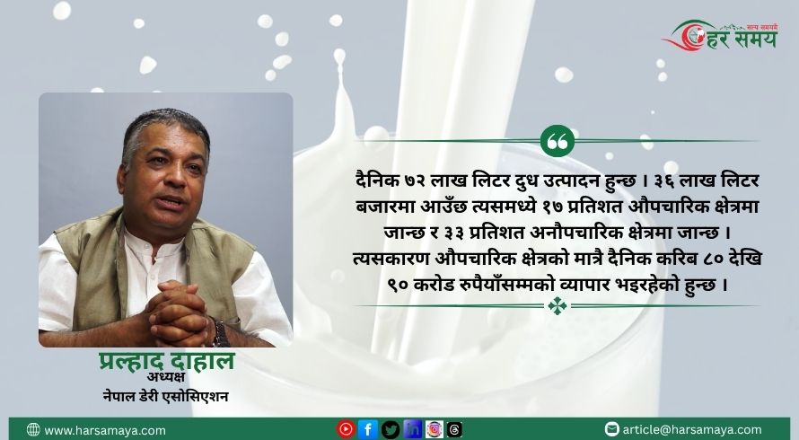डेरी उद्योग आफैँ समस्यामा भएकाले भुक्तानी रोकिएको होः प्रल्हाद दाहाल [भिडियो]