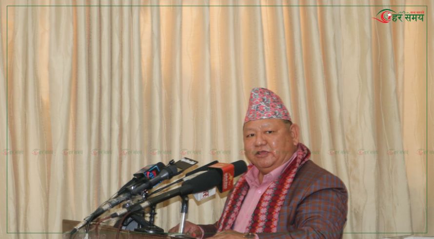 ठूला केदार धामको महायज्ञका लागि पूर्वमन्त्री आलेले गरे एक लाख ११ हजार सहयोग