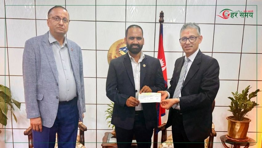  वायुसेवा निगमका कर्मचारीको तलबबाट बाढीपीडितका लागि ९८ लाख सहयोग