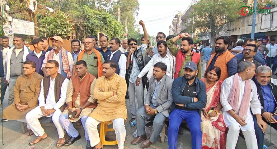 ७ दलीय गठबन्धनले विरोध तथा शान्तिपूर्ण आन्दोलन गर्दै