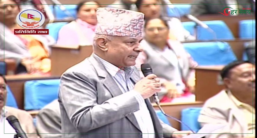 रवि लामिछानेलाई सभापतिको पदमा राख्न कुन नैतिकताले दिन्छ : सांसद श्याम घिमिरे