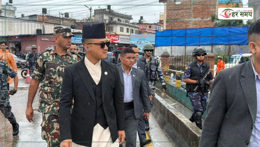 एमाले कार्यालय च्यासलमा अवलोकनको लागि पुगे गृहमन्त्री गुरुङ