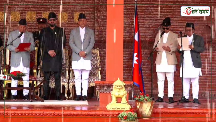 गृहमन्त्री गुरुङ र विज्ञान, प्रविधिमन्त्री पुनले लिए सपथ 