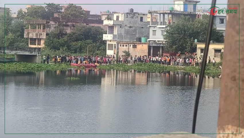 बरहवा तालमा हाम फालेका अजयको शव भेटियो