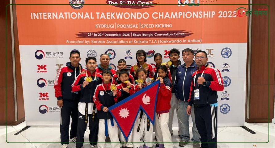 जैशिदेवलकी मुविक्क्षालाई दोहोरो अन्तर्राष्ट्रिय स्वर्ण पदक 