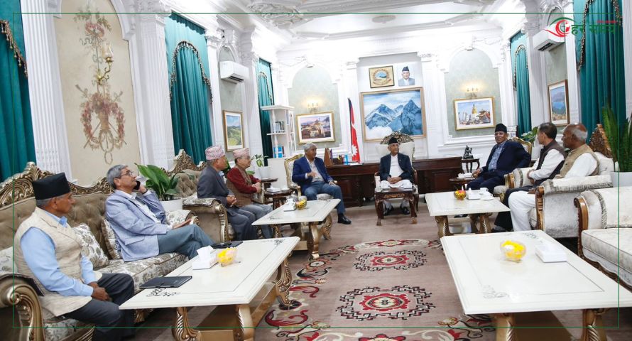 सिंहदरवारमा तीन दलको बैठक