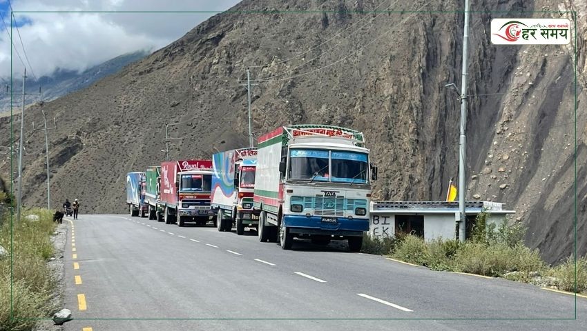 बाढीपछि कोरला नाकातर्फ १०८ कन्टेनर 
