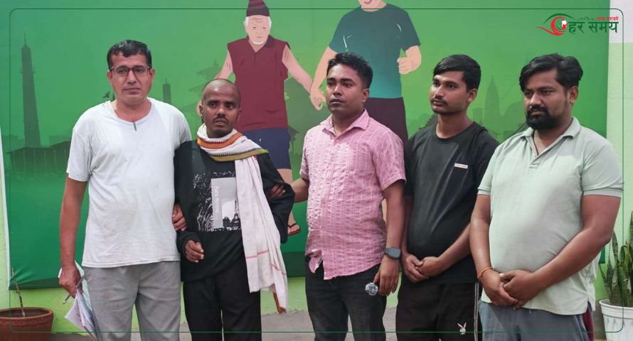 पत्रकारले गरे अपरिचित युवाको उद्धार 