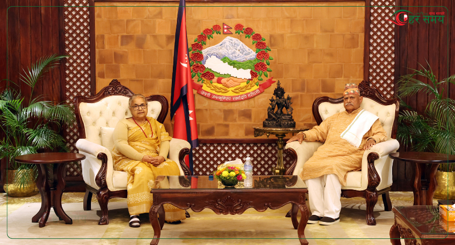 बालुवाटार पुगेर पूर्व राष्ट्रपति यादवले भने: राजनीतिक दल चुनावबाट भाग्नु हुँदैन 